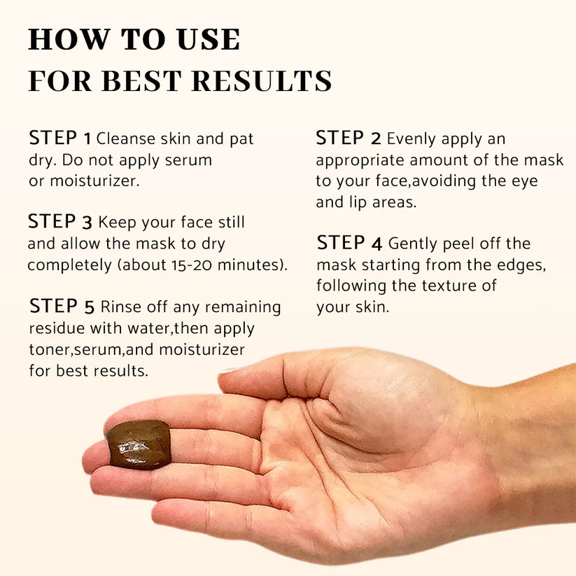 AEXZRยฎ Herbal Spots โ
๐ค๐๐ง๐ ๐ฆ๐ก ๐ฅ๐ ๐๐% Peel-Off Facial Mask