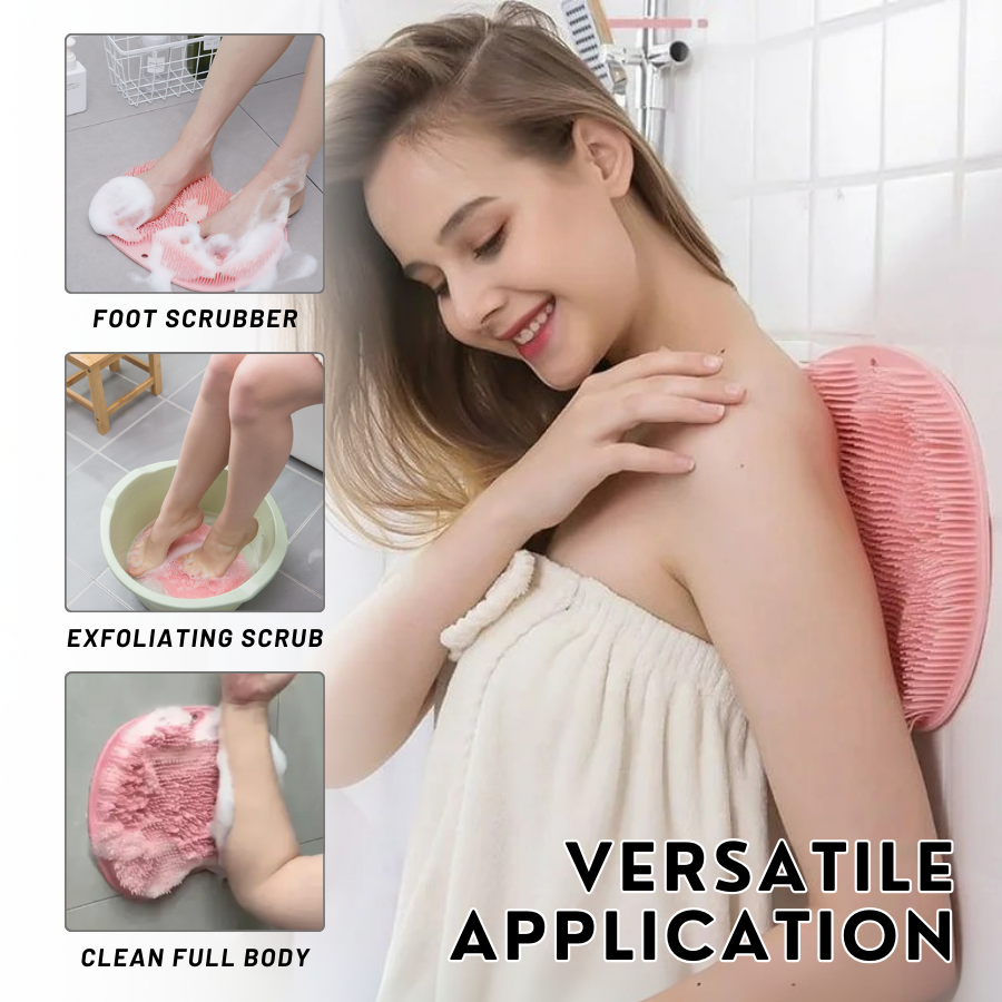 Shower -🅻🅸🅼🅸🆃🅴🅳 30% 🅳🅸🆂🅲🅾🆄🅽🆃🆂- Foot & Back Scrubber Massage Pad