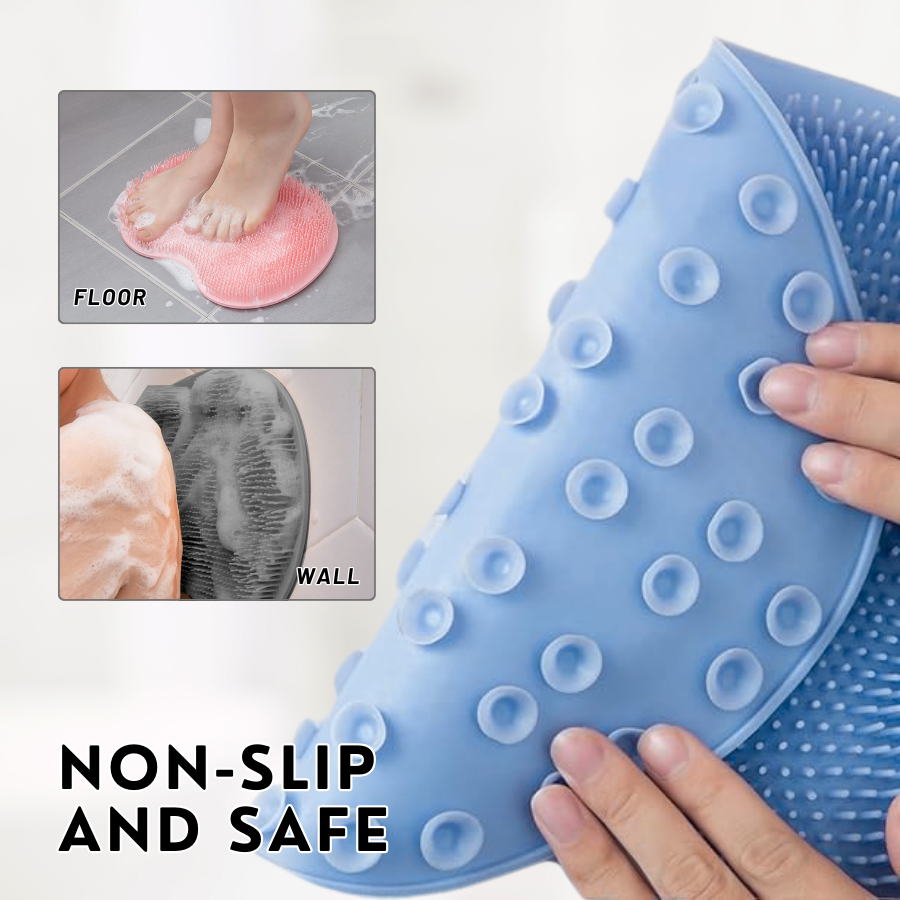 Shower -🅻🅸🅼🅸🆃🅴🅳 30% 🅳🅸🆂🅲🅾🆄🅽🆃🆂- Foot & Back Scrubber Massage Pad