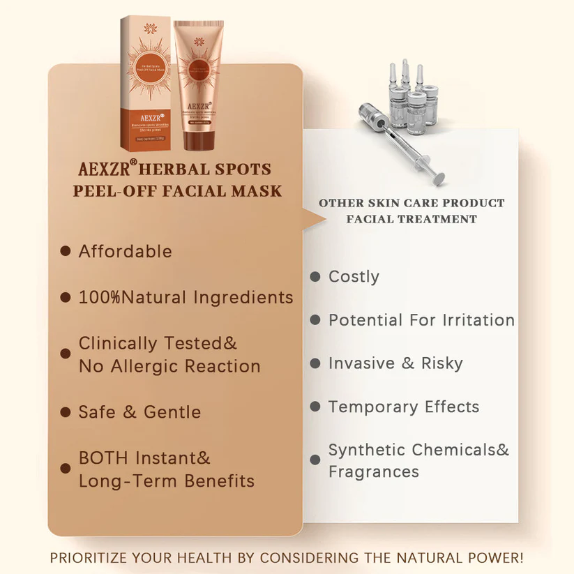 AEXZRยฎ Herbal Spots โ
๐ค๐๐ง๐ ๐ฆ๐ก ๐ฅ๐ ๐๐% Peel-Off Facial Mask