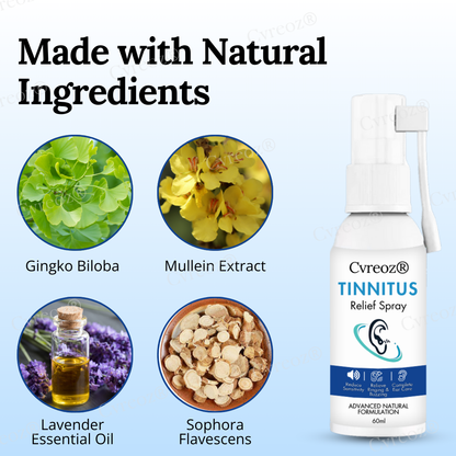 🔥FDA Designated Medical Online Store | 🌿Cvreoz® Tinnitus Relief Spray – Find Your Peace!