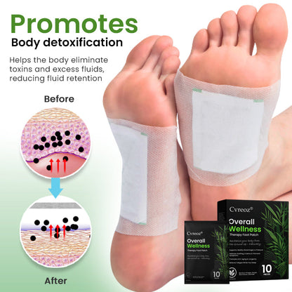 🌟 Official Store | Cvreoz® Overall Wellness Therapy Foot Patch🌿 Revitalize Your Health from the Ground Up!