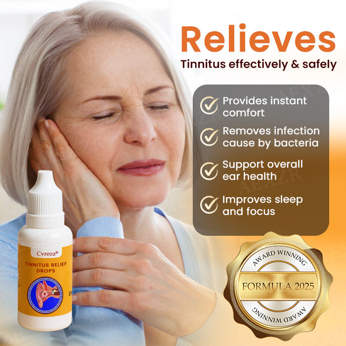 🌟 Official Store | Cvreoz® Tinnitus Relief Drops✅ Quiet the Ringing and Reclaim Your Silence!