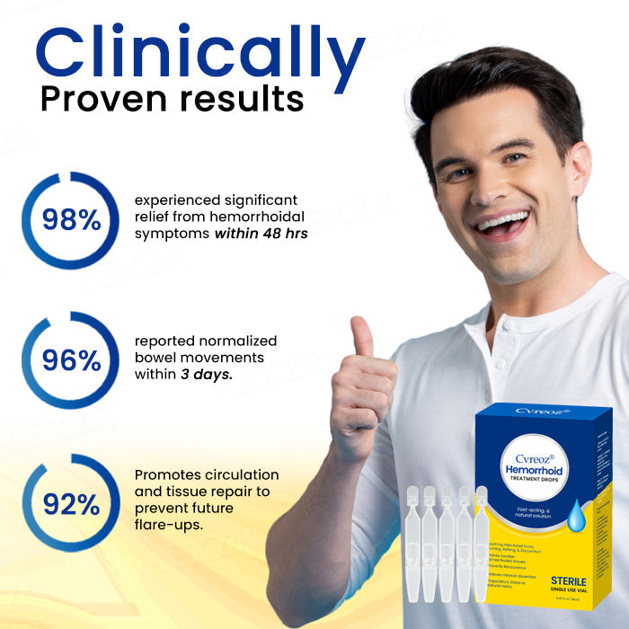 🔥Official Store| Cvreoz® Hemorrhoid Treatment Drops✅ Find Relief from Hemorrhoids Today!