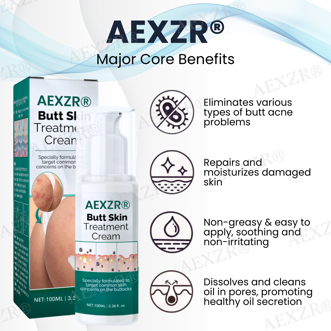 🌟 Official Store | AEXZR® Butt Skin Treatment Cream💕 Say Goodbye to Bumps and Hello to Smooth, Radiant Skin!