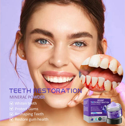 🌟 Official Store | AEXZR® Teeth Restoration Mineral Powder – Your Solution for a Healthier Smile!