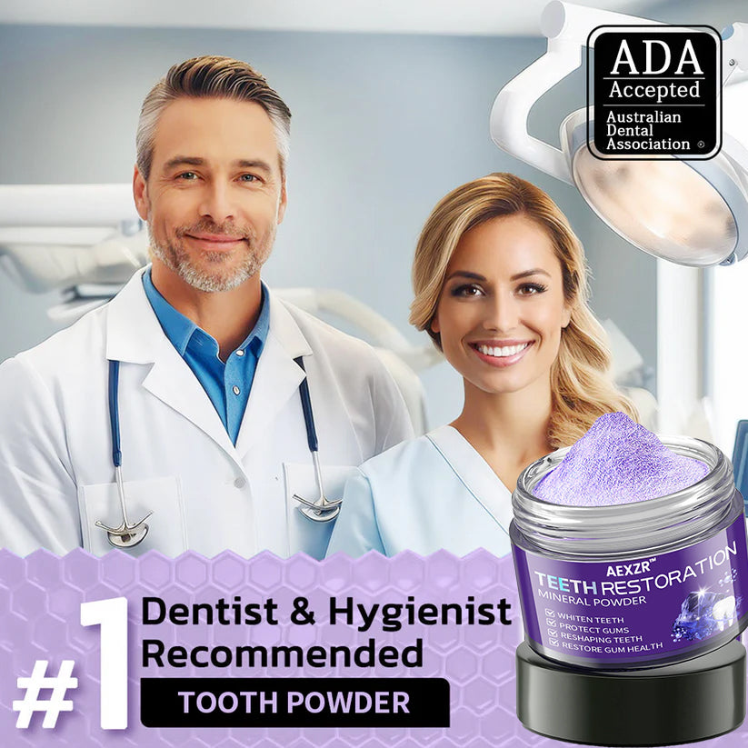 AEXZR™ Teeth Restoration Mineral Powder - 🦷 Restore, Repair, Smile Brighter!😁