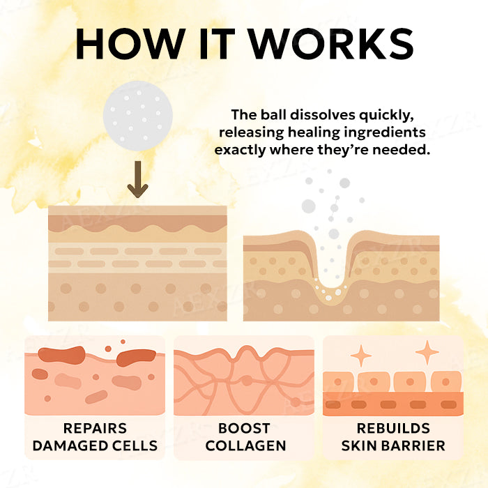 🌟 Official Store | AEXZR® Skin Repair Snail Mucin Therapy Soluble Ball🐌 – Heal Your Skin, Restore Your Confidence! AEXZR® Skin Repair Snail Mucin Therapy Soluable Ball✨