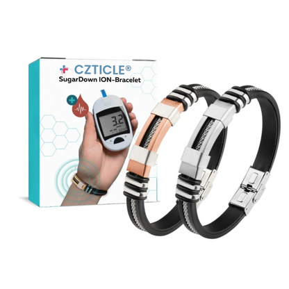 🌟 Official Store | Experience Optimal Glucose Control with CZTICLE® SugarDown ION-Bracelet🔥 Your Stylish Solution for Diabetes Management!✅