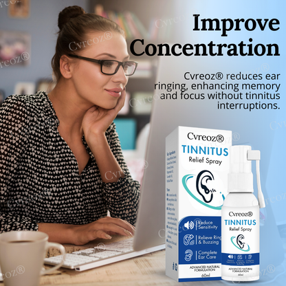 🔥FDA Designated Medical Online Store | 🌿Cvreoz® Tinnitus Relief Spray – Find Your Peace!