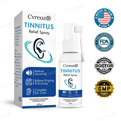 🔥FDA Designated Medical Online Store | 🌿Cvreoz® Tinnitus Relief Spray – Find Your Peace!