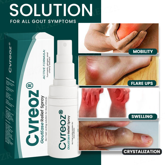 New Arrival🔥Cvreoz® GoutEase Relief Spray - Already Helped 120,000+ Users Reclaim Their Comfort✅
