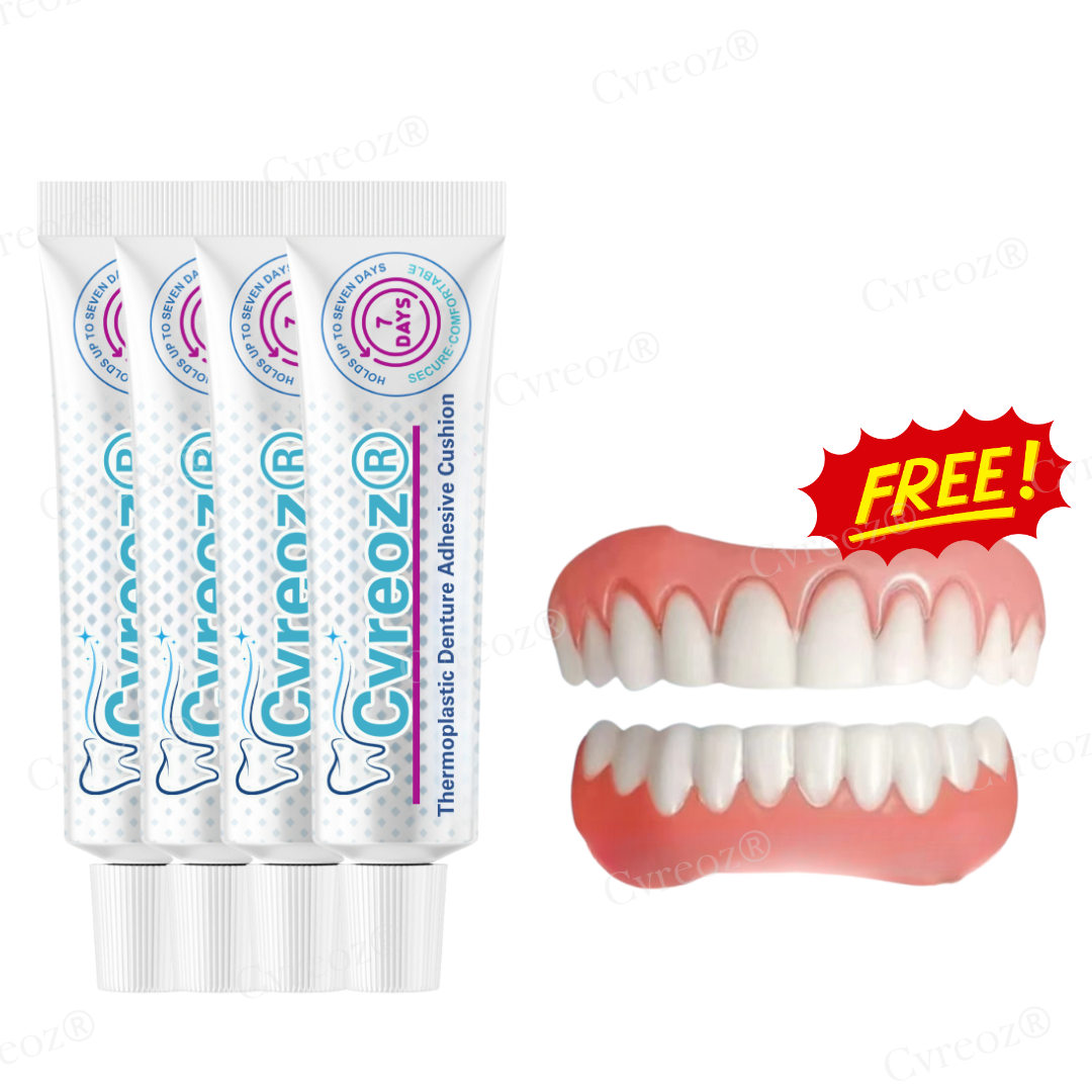 🌟 Official Store | Cvreoz® Thermoplastic Denture Adhesive Cushion🦷 Secure Your Smile with Confidence!