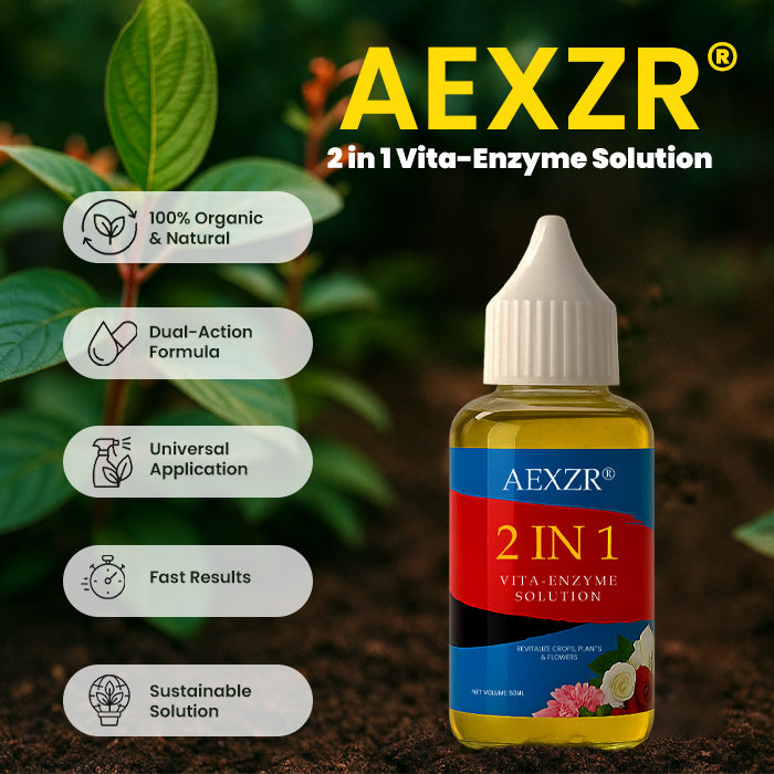 🌟 Official Store |Few Stocks Available🔥Hot Sale - 50% OFF🌿AEXZR® 2 in 1 Vita-Enzyme Solution