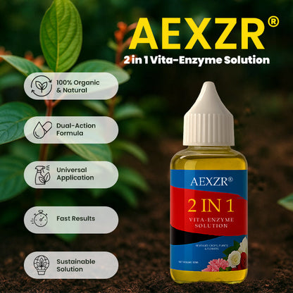 🌟 Official Store |Few Stocks Available🔥Hot Sale - 50% OFF🌿AEXZR® 2 in 1 Vita-Enzyme Solution