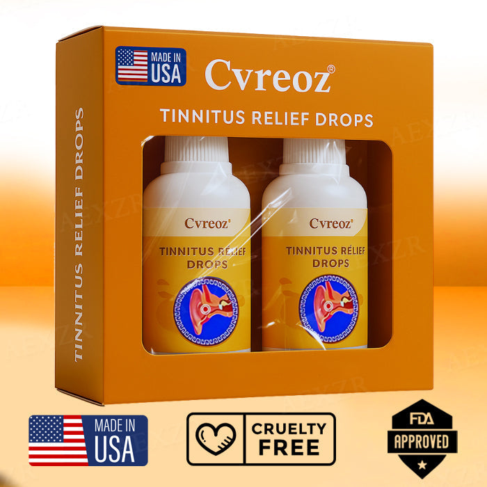 🌟 Official Store | Cvreoz® Tinnitus Relief Drops✅ Quiet the Ringing and Reclaim Your Silence!