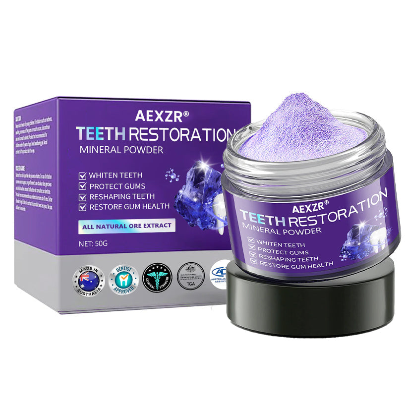 🌟 Official Store |🔥LAST 31 JAR LEFT🌿 AEXZR® Teeth Restoration Mineral Powder