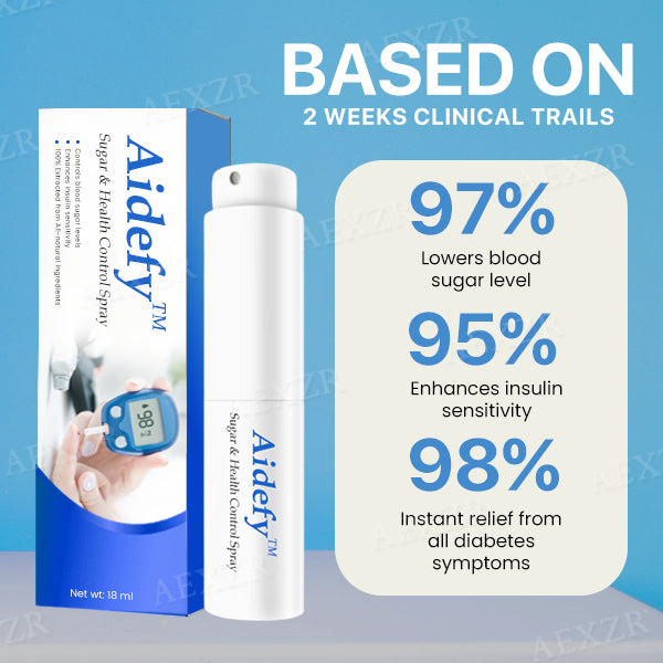 Aidefy™ Sugar & Health Control Spray - 🔥Clinically Proven and Trusted by Experts!🔥