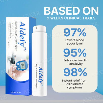 Aidefy™ Sugar & Health Control Spray - 🔥Clinically Proven and Trusted by Experts!🔥