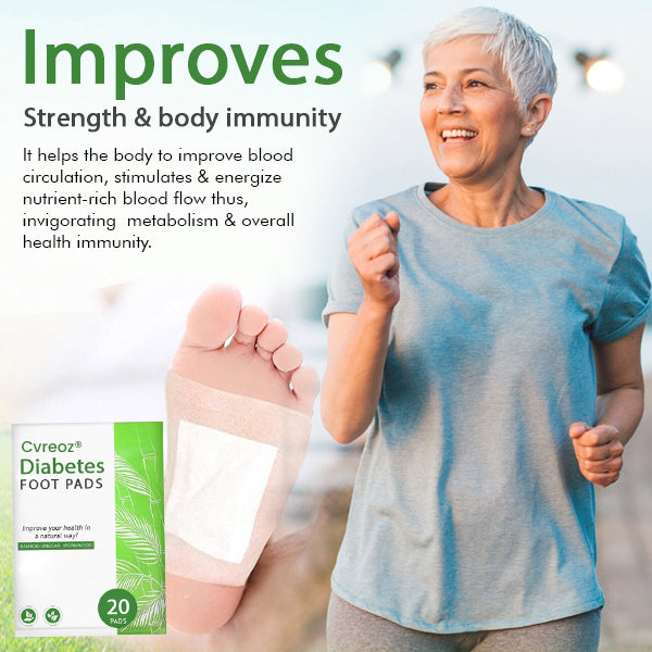 🌟 Official Store | Cvreoz® Diabetes Foot Pads🌿 Take Control of Your Diabetes Naturally!🔥Over 50,000 units sold