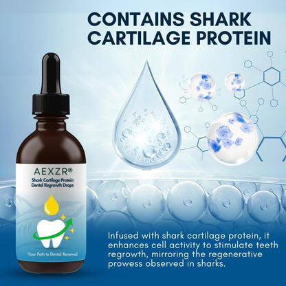 AEXZR® Shark Cartilage Protein Dental Regrowth Drops -  ⚡Exclusive Discounts on EVERY PURCHASE ⚡ Don't Miss Out! ⏳ Limited Offer Only! Hurry!!.