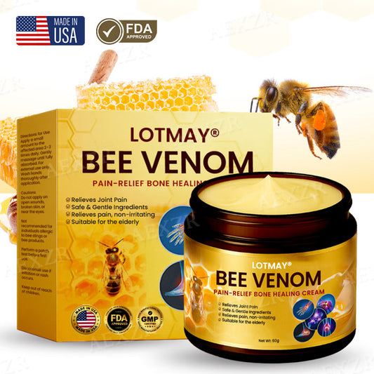 🔥LAST 33 PCS LEFT🌿 LOTMAY® Bee Venom Pain-Relief Bone Healing Cream (5𝟘% 𝕆𝔽𝔽 𝗘𝗡𝗗𝗦 𝗜𝗡 𝟭𝟬 𝗠𝗜𝗡𝗨𝗧𝗘𝗦)