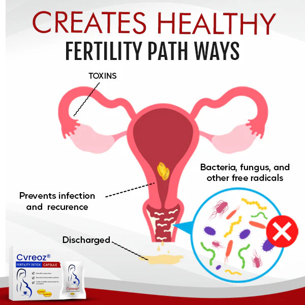 🌟 Official Store | Cvreoz® Fertility Detox Capsule💕 Unlock Your Fertility Potential Naturally!