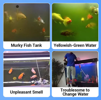 AEXZR™ Powerful Aquarium Ⓒⓡⓨⓢⓣⓐⓛ Ⓒⓛⓔⓐⓡ Water Purification Tablet