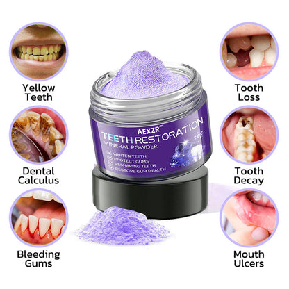 AEXZR™ Teeth Restoration Mineral Powder - 🦷 Restore, Repair, Smile Brighter!😁