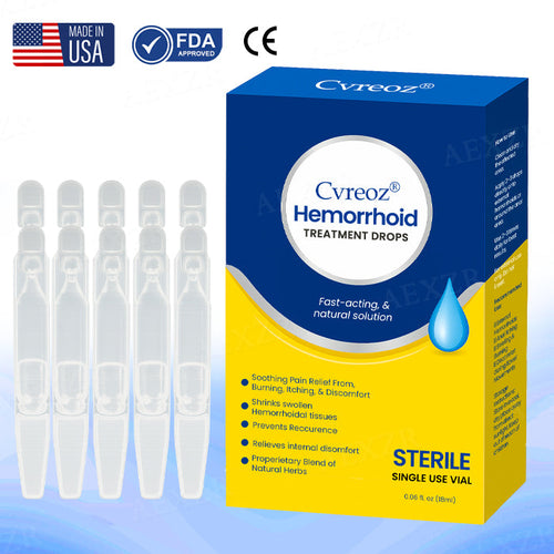 🔥Official Store| Cvreoz® Hemorrhoid Treatment Drops✅ Find Relief from Hemorrhoids Today!