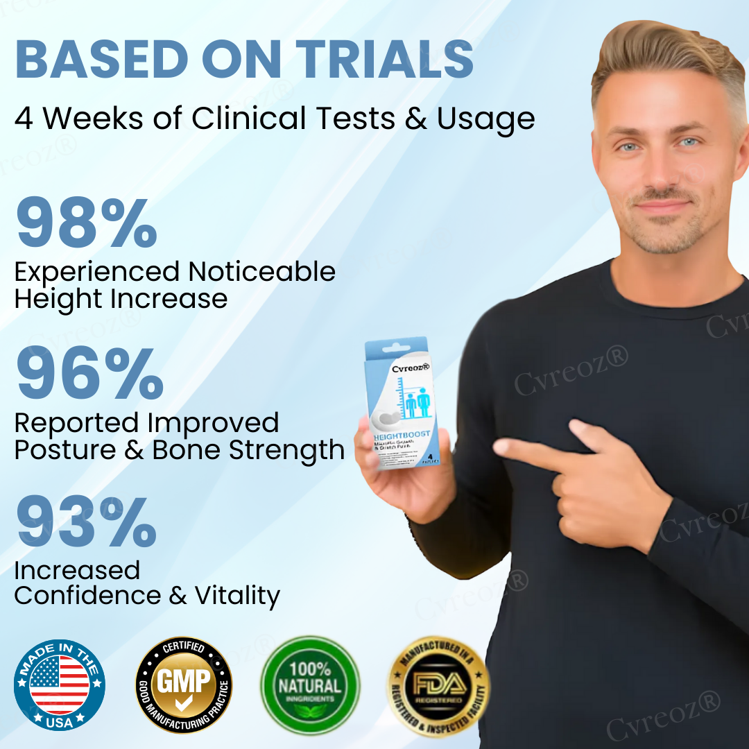 🔥Hot Sales - 50% OFF🔥Cvreoz® HeightBoost MicroPin Growth & Stretch Patch