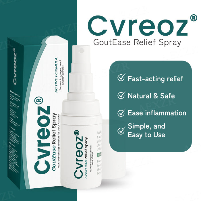 New Arrival🔥Cvreoz® GoutEase Relief Spray - Already Helped 120,000+ Users Reclaim Their Comfort✅