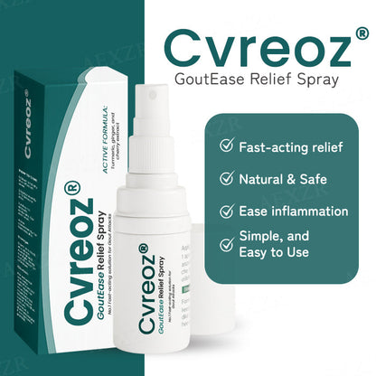 New Arrival🔥Cvreoz® GoutEase Relief Spray - Already Helped 120,000+ Users Reclaim Their Comfort✅