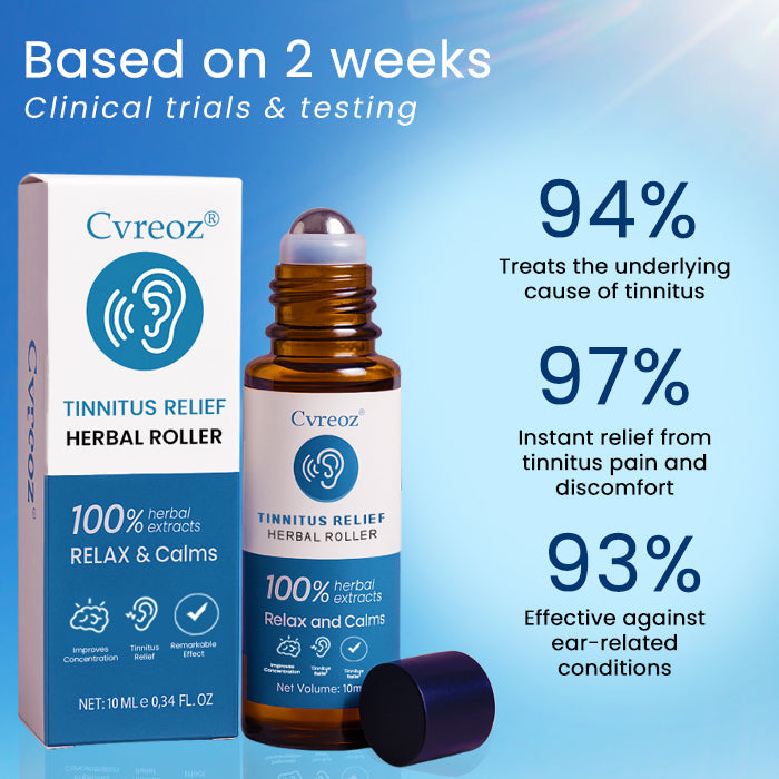 🔥FDA Designated Medical Online Store | 🌟 Cvreoz® Tinnitus Relief Herbal Roller - Already Sold 120,000+ Bottles Worldwide🔥