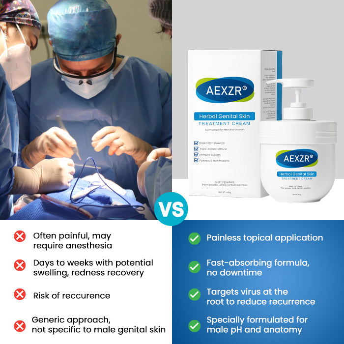 🌟 Official Store | AEXZR® Herbal Genital Skin Treatment Cream✅ Revolutionary Natural Solution for Genital Wart Treatment!