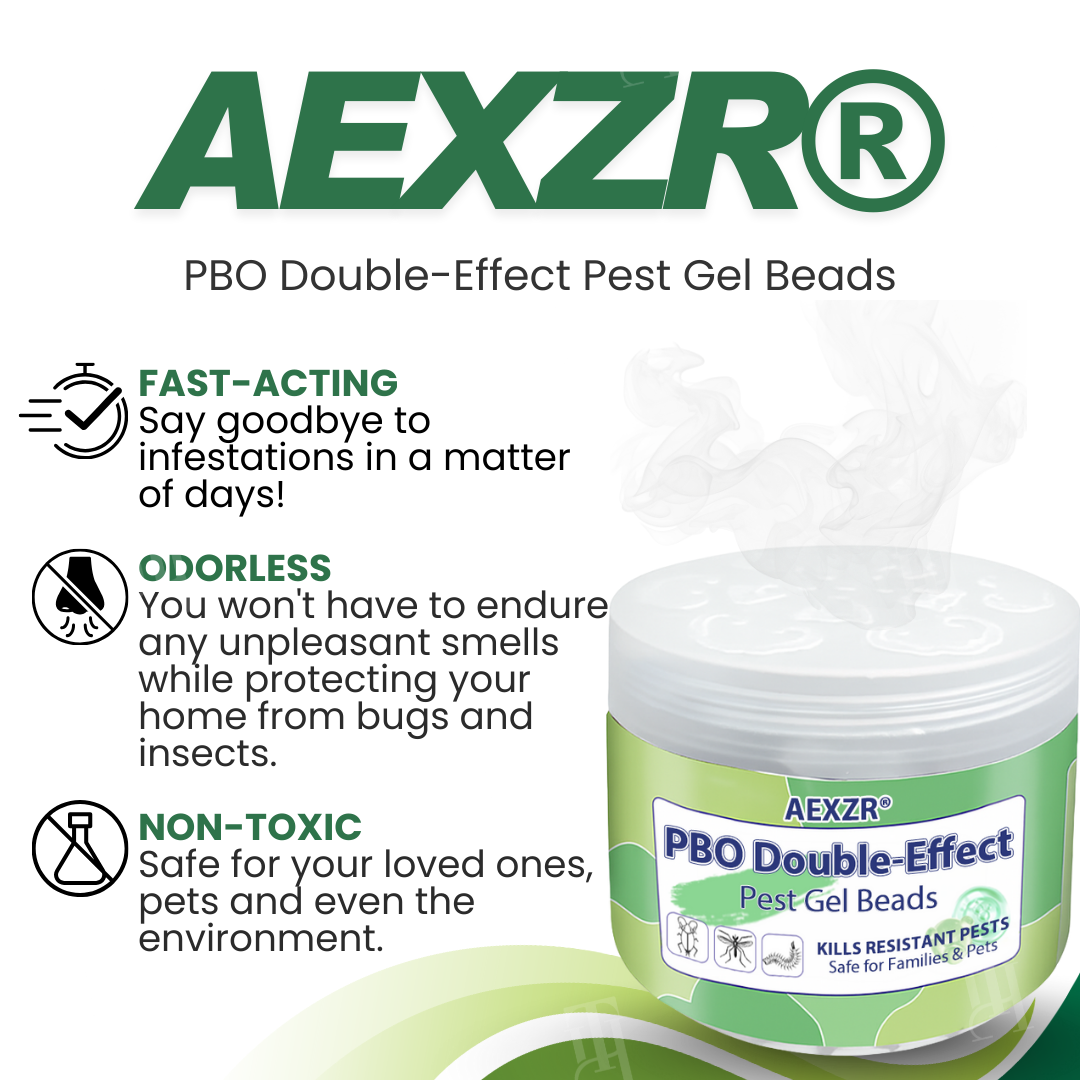 🌟 Official Store |Few Stocks Available🔥Hot Sale - 50% OFF🌿AEXZR® PBO Double-Effect Pest Gel Beads