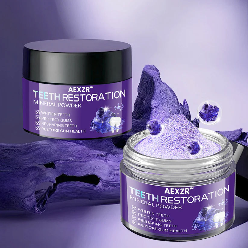 AEXZR™ Teeth Restoration Mineral Powder - 🦷 Restore, Repair, Smile Brighter!😁