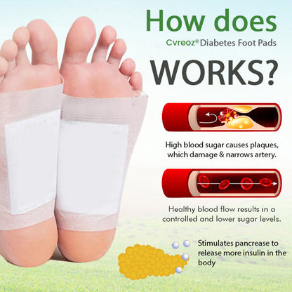 🌟 Official Store | Cvreoz® Diabetes Foot Pads🌿 Take Control of Your Diabetes Naturally!🔥Over 50,000 units sold