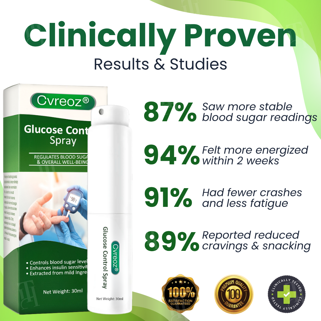 🌟 Official Store |Cvreoz® Glucose Control Spray🌿Transform Your Blood Sugar Management✅Reclaim Your Energy and Health!