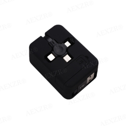 AEXZR® Three-in-One Charging Cable Roll 🅻🅸🅼🅸🆃🅴🅳 🅳🅸🆂🅲🅾🆄🅽🆃🆂 🆄🅿 🆃🅾 7️⃣0️⃣%