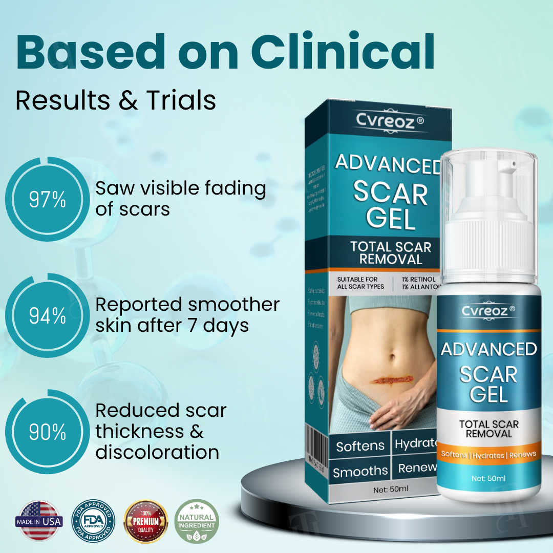 🌟 Official Store | Cvreoz® Advanced Scar Gel – Reveal Smooth, Healthier Skin Fast!✨