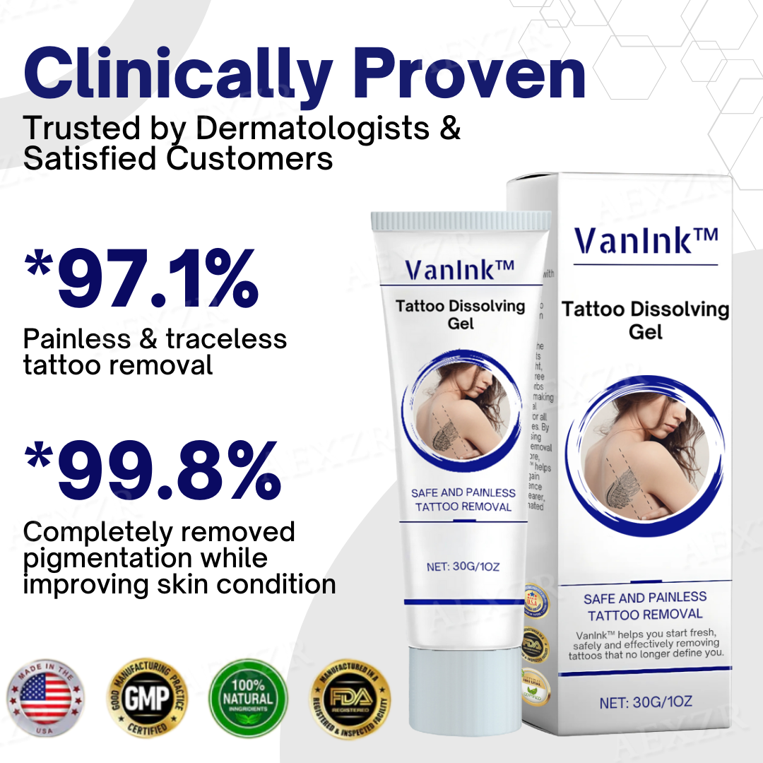 VanInk™ Tattoo Dissolving Gel - 🔥Clinically Proven Non-Invasive Tattoo Removal🔥