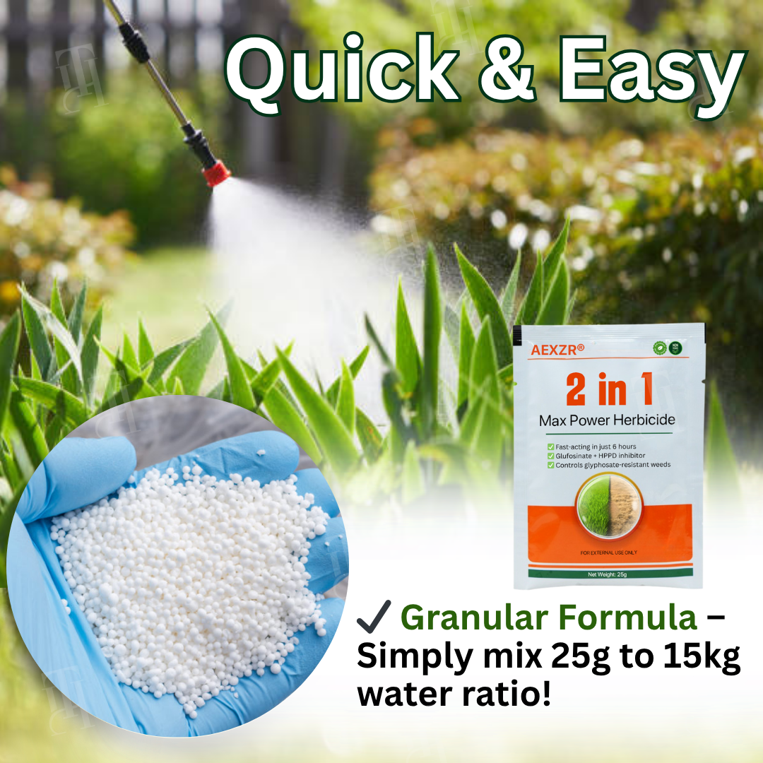 🌟 Official Store |FEW STOCK LEFT!🔥Hot Sale - 50% OFF🌿AEXZR® 2 in 1 Max Power Herbicide