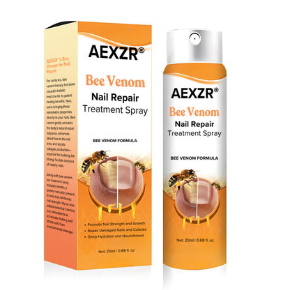 🔥Hot Sales - 50% OFF🔥AEXZR® Bee Venom Nail Repair Treatment Spray