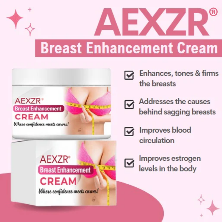 🌟 Official Store | Unlock Your Confidence with AEXZR® Breast Enhancement Cream💕 Your Natural Solution for Fuller, Firmer Breasts!🔥
