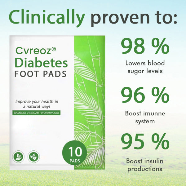 🌟 Official Store | Cvreoz® Diabetes Foot Pads🌿 Take Control of Your Diabetes Naturally!🔥Over 50,000 units sold