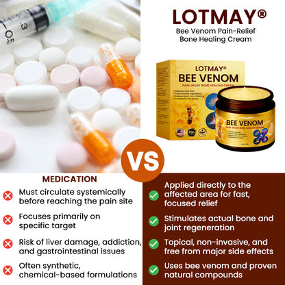 🔥LAST 33 PCS LEFT🌿 LOTMAY® Bee Venom Pain-Relief Bone Healing Cream (5𝟘% 𝕆𝔽𝔽 𝗘𝗡𝗗𝗦 𝗜𝗡 𝟭𝟬 𝗠𝗜𝗡𝗨𝗧𝗘𝗦)