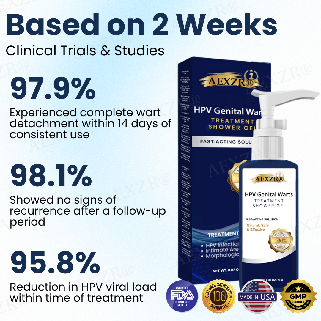 🔥Hot Sales - 50% OFF🔥AEXZR® HPV Genital Warts Treatment Shower Gel