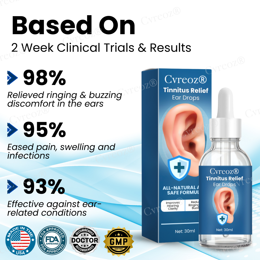 Cvreoz® Tinnitus Relief -✅ 𝕤𝕒𝕧𝕖 𝕦𝕡 𝕥𝕠 𝟟𝟘%- Ear Drops