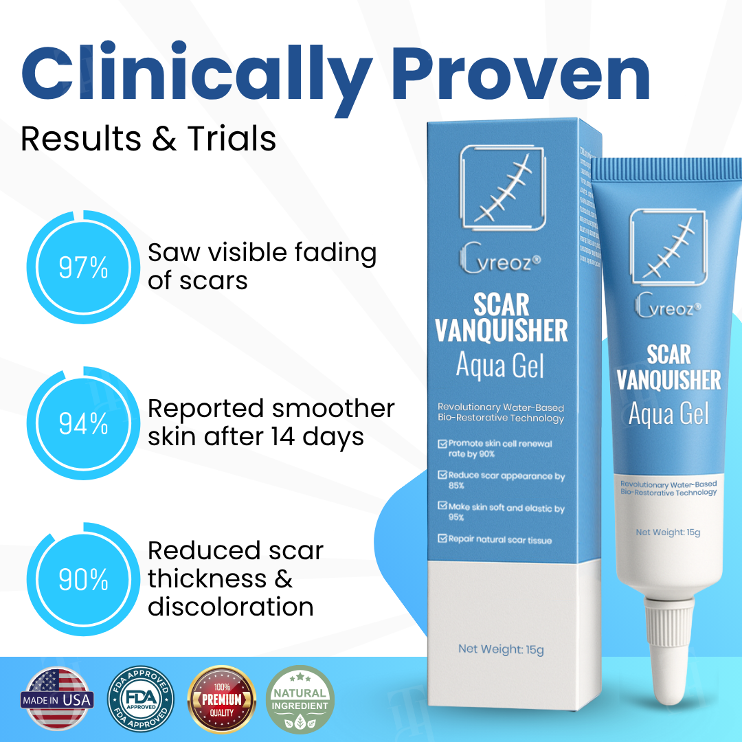🌟 Official Store |🔥LAST 22 PCS LEFT |🔥Hot Sale - 50% OFF🌿Cvreoz® Scar Vanquisher Aqua Gel